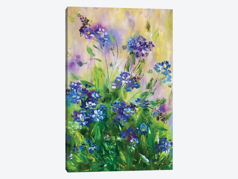 Blooming Flax by Marina Skromova 1-piece Canvas Print