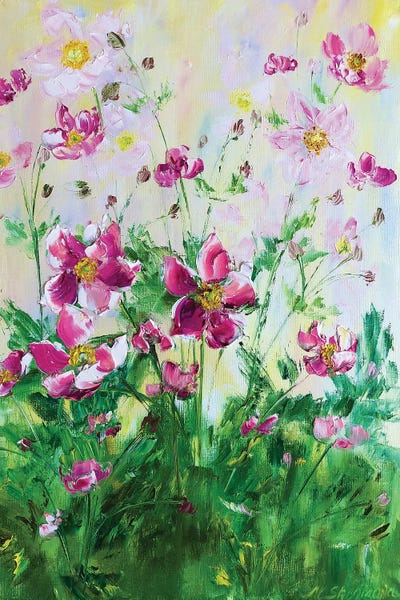 Crimson Time by Marina Skromova metal wall art