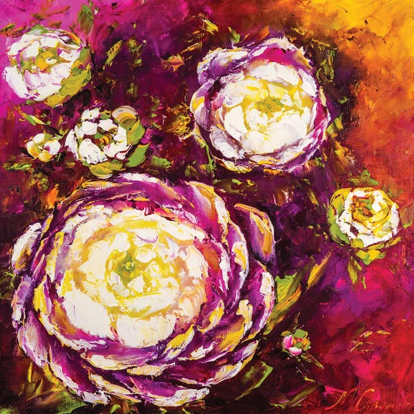 Peonies: Peony Fantasy II by Marina Skromova