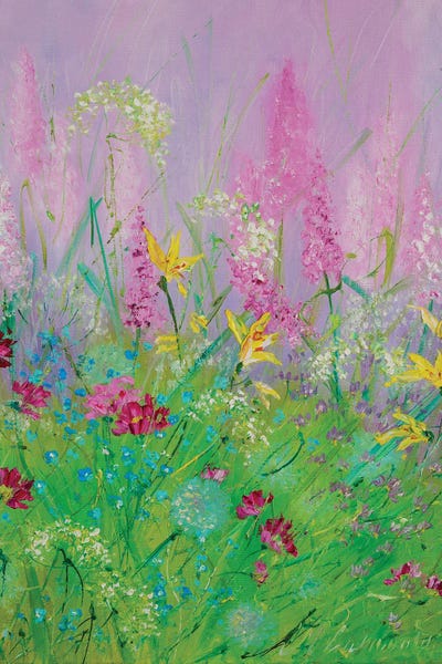 Wildflowers: Wild Pink Flowers by Marina Skromova