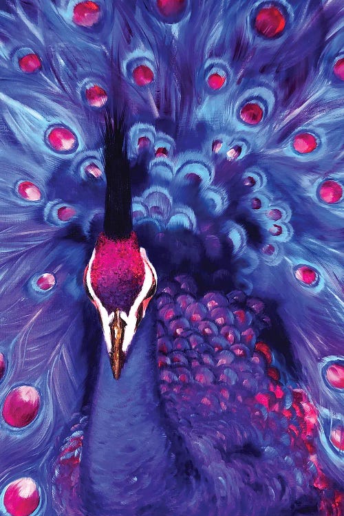 Magic Peacock by Marina Skromova wall art