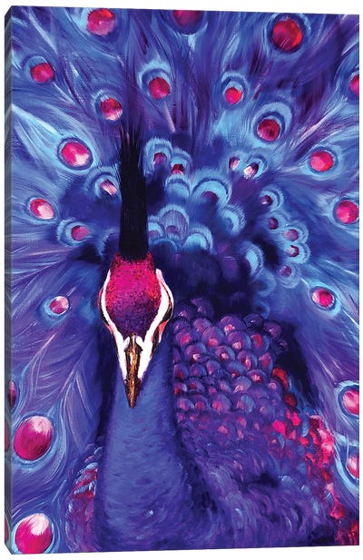 Magic Peacock Canvas Art Print - Marina Skromova