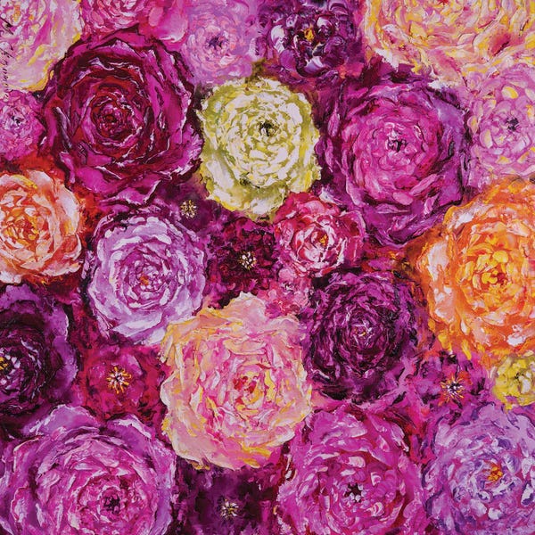 Peonies: Bright Peonies by Marina Skromova
