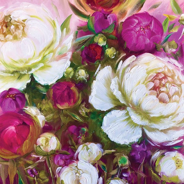 Peonies: Pink Peonies Fantasy IV by Marina Skromova