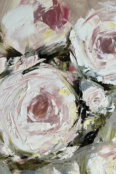 Fine Art Print: Huge White Roses by Marina Skromova