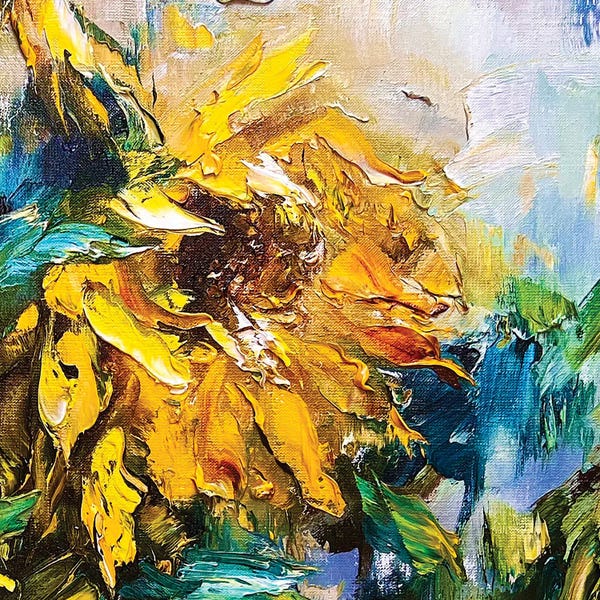 Fine Art Print: Bright Sunflowers II by Marina Skromova