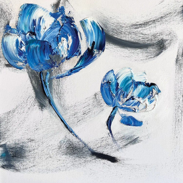 Blue Peonies