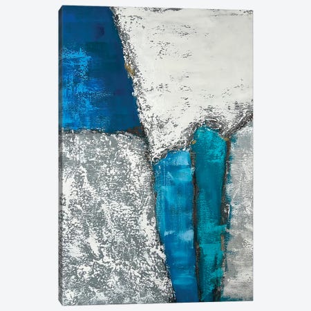 Turquoise Abstract X Canvas Print #SMV474} by Marina Skromova Canvas Art