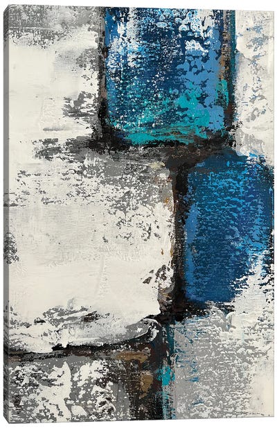 Blue Abstract III Canvas Art Print - Marina Skromova