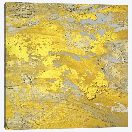 Interior Gold Abstract Canvas Print #SMV481} by Marina Skromova Canvas Wall Art