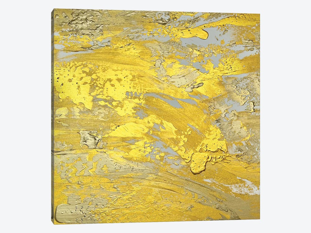 Interior Gold Abstract by Marina Skromova 1-piece Canvas Wall Art