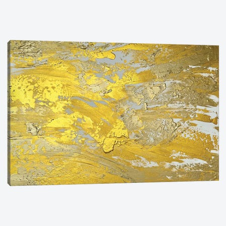 Interior Gold Abstract II Canvas Print #SMV482} by Marina Skromova Canvas Wall Art