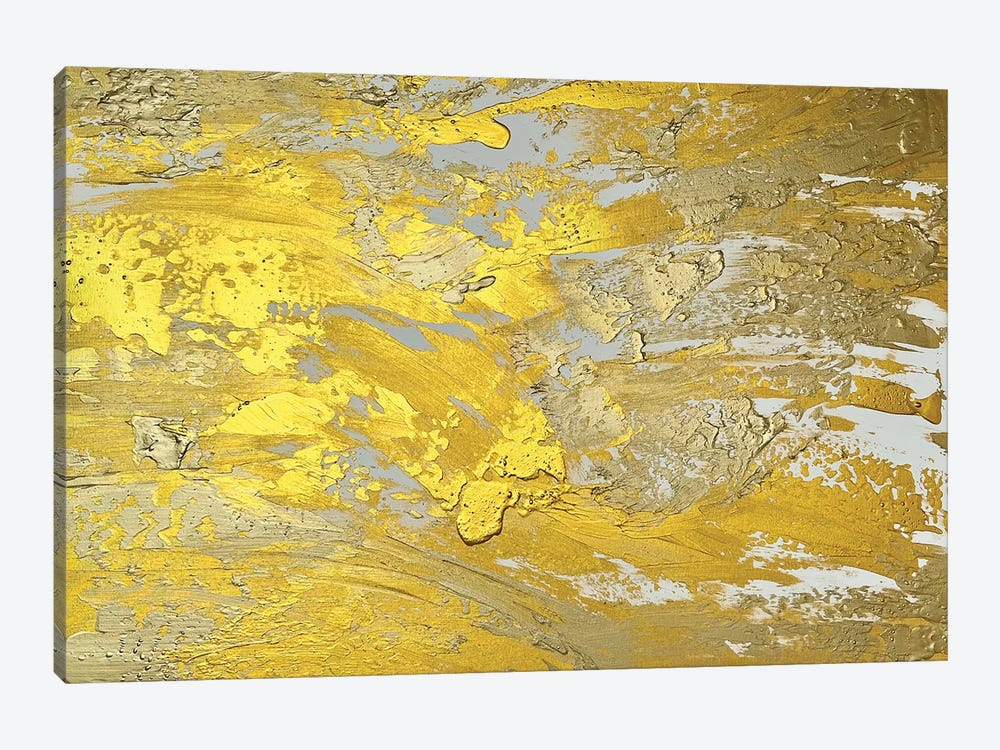 Interior Gold Abstract II by Marina Skromova 1-piece Canvas Art Print