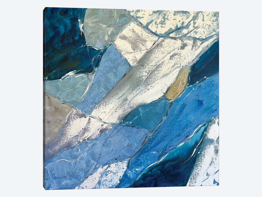 Abstraction Blue Art by Marina Skromova 1-piece Art Print