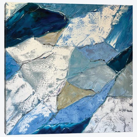 Abstraction Blue Art II Canvas Print #SMV496} by Marina Skromova Canvas Art