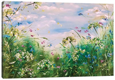 Spring Field Canvas Art Print - Marina Skromova