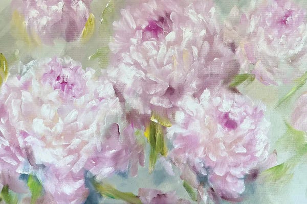 Peonies: Peonies Color Pink by Marina Skromova