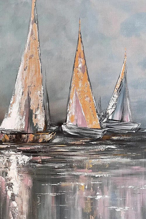 Sailboats In The Ocean.