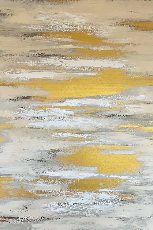 Golden Beige Abstract by Marina Skromova wall art