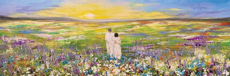 Dawn In The Field by Marina Skromova wall art