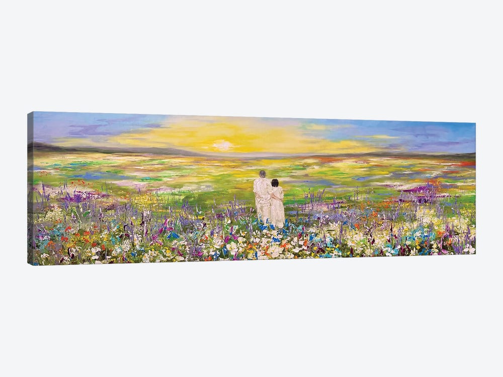 Dawn In The Field by Marina Skromova 1-piece Canvas Wall Art