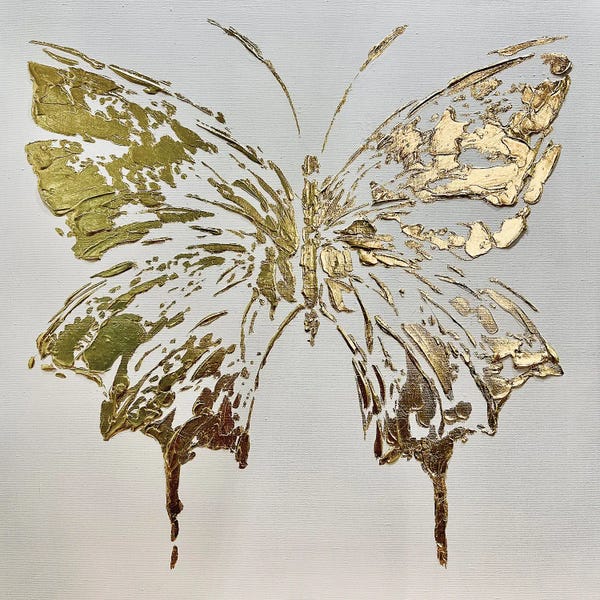 Insects: Golden Butterfly X by Marina Skromova