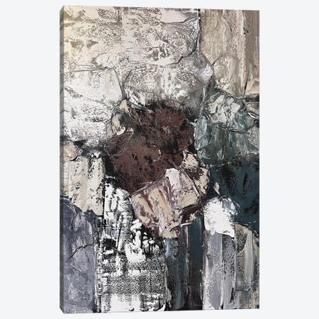 Brown-Gray Abstract Canvas Print #SMV537} by Marina Skromova Canvas Art Print