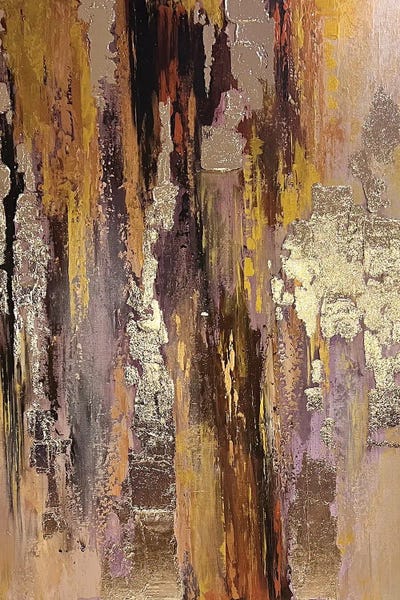 Gold Silver Potal by Marina Skromova canvas print