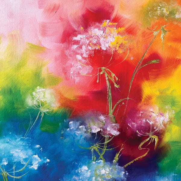 Rainbow Flower Swirl