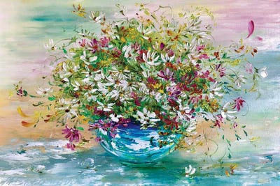 Flower Salute by Marina Skromova metal wall art