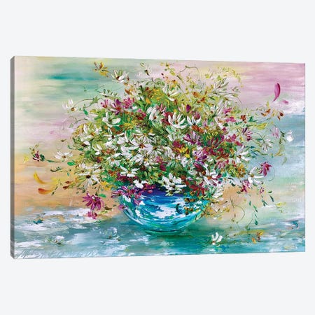 Flower Salute Canvas Print #SMV57} by Marina Skromova Canvas Art
