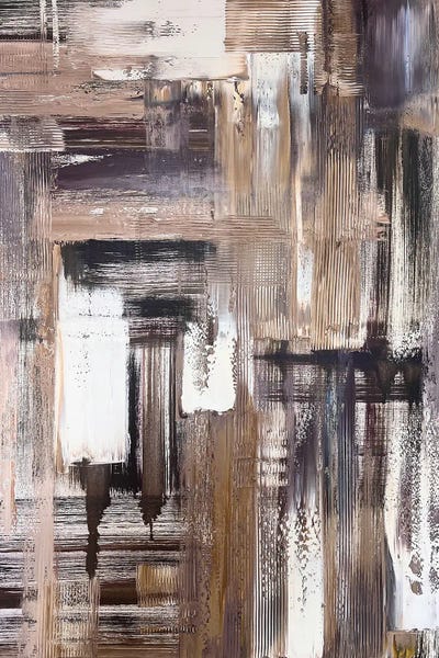 White-Brown Embossed Abstraction.