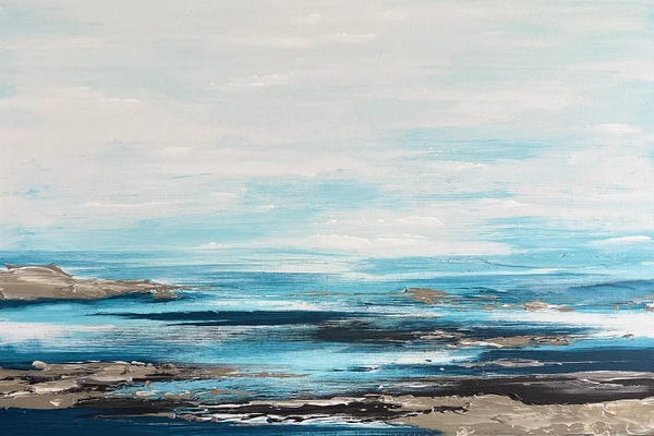 Coastal & Ocean Abstracts: Alone With Myself by Marina Skromova