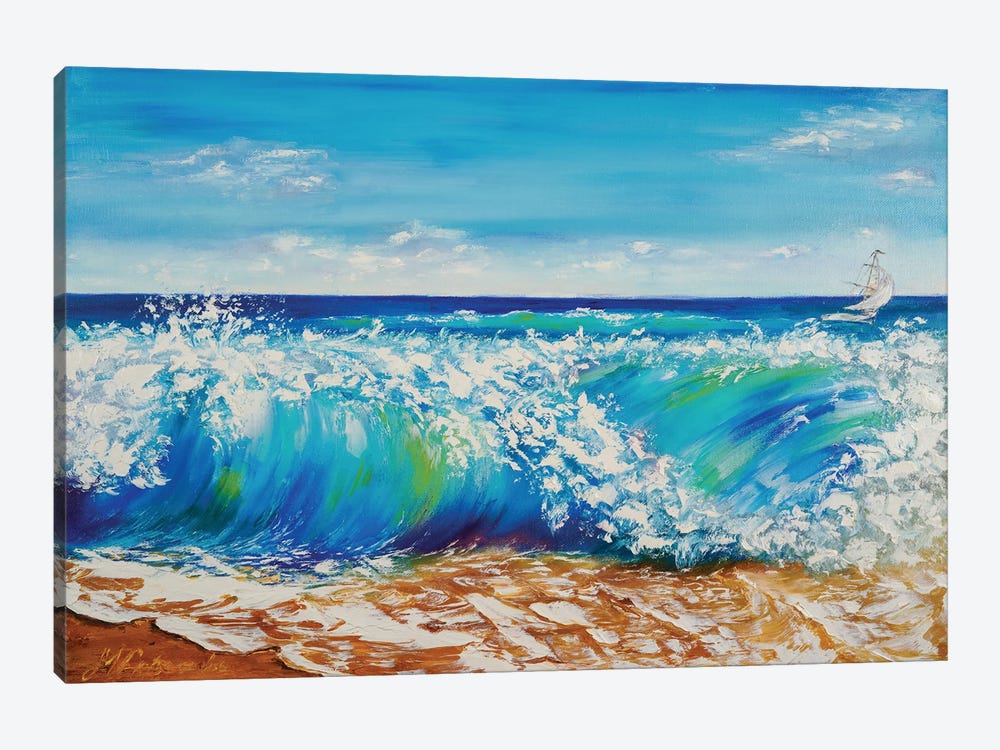 The Sound Of The Surf by Marina Skromova 1-piece Canvas Art Print