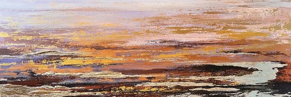 Marina Skromova: Golden Sunrise In The Sea by Marina Skromova