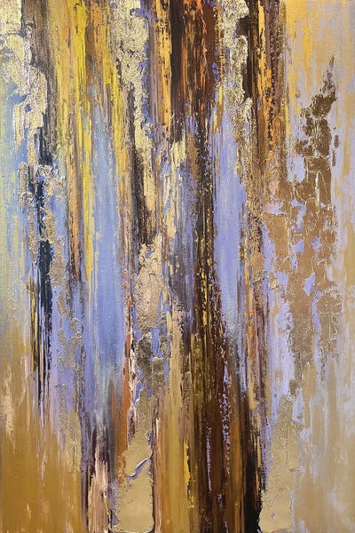 Marina Skromova: Brown Copper With Gold by Marina Skromova