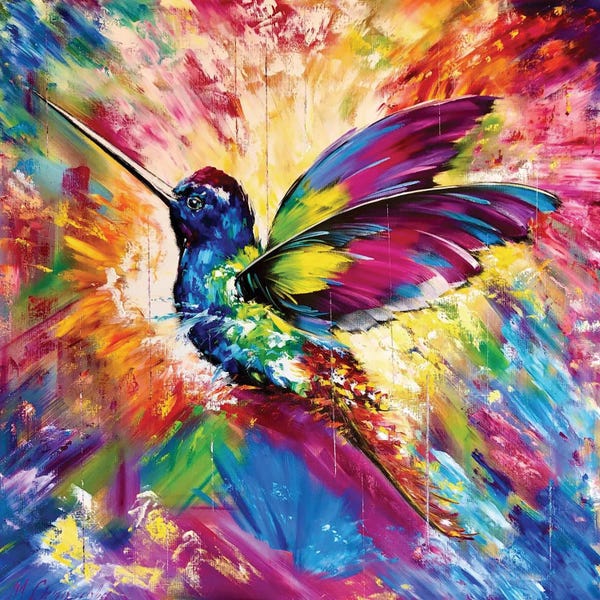 Hummingbirds: Energy Color by Marina Skromova