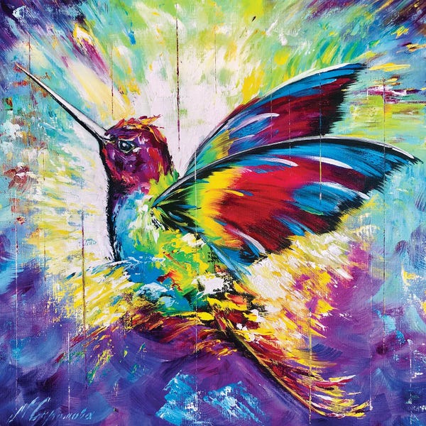 Hummingbirds: Rainbow Flight by Marina Skromova