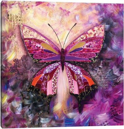 Pink Passion Canvas Art Print - Marina Skromova
