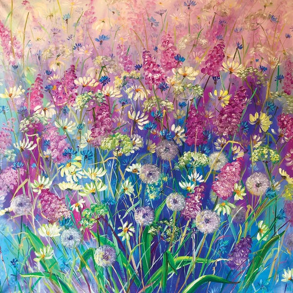 Daisies: Rainbow Glade by Marina Skromova