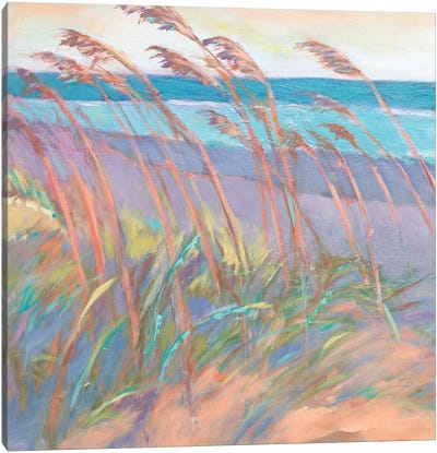 Dunes At Dusk I Canvas Art Print - Sandy Beach Art