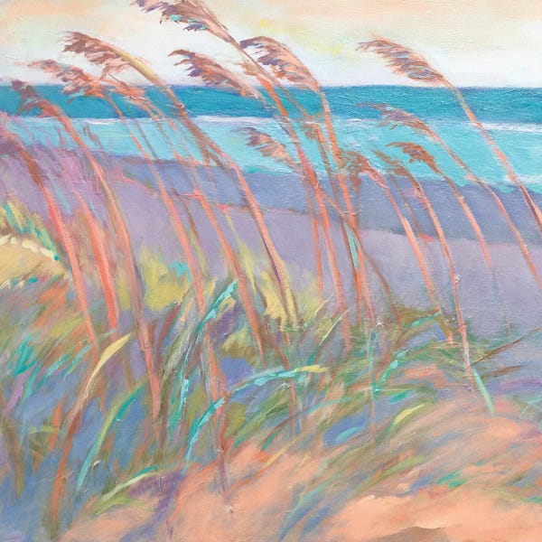 Large Coastal Art - Canvas Prints: Dunes At Dusk I by Suzanne Wilkins