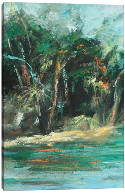 Waterway Jungle I Canvas Art Print