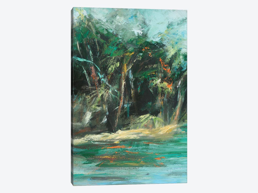 Waterway Jungle I by Suzanne Wilkins 1-piece Canvas Wall Art