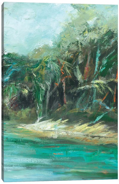 Waterway Jungle II Canvas Art Print