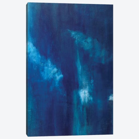 Azul Profundo Triptych III Canvas Print #SMW31} by Suzanne Wilkins Canvas Wall Art