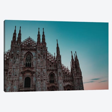 Il Duomo Sunrise, Milan Canvas Print #SMX114} by Sean Marier Canvas Wall Art