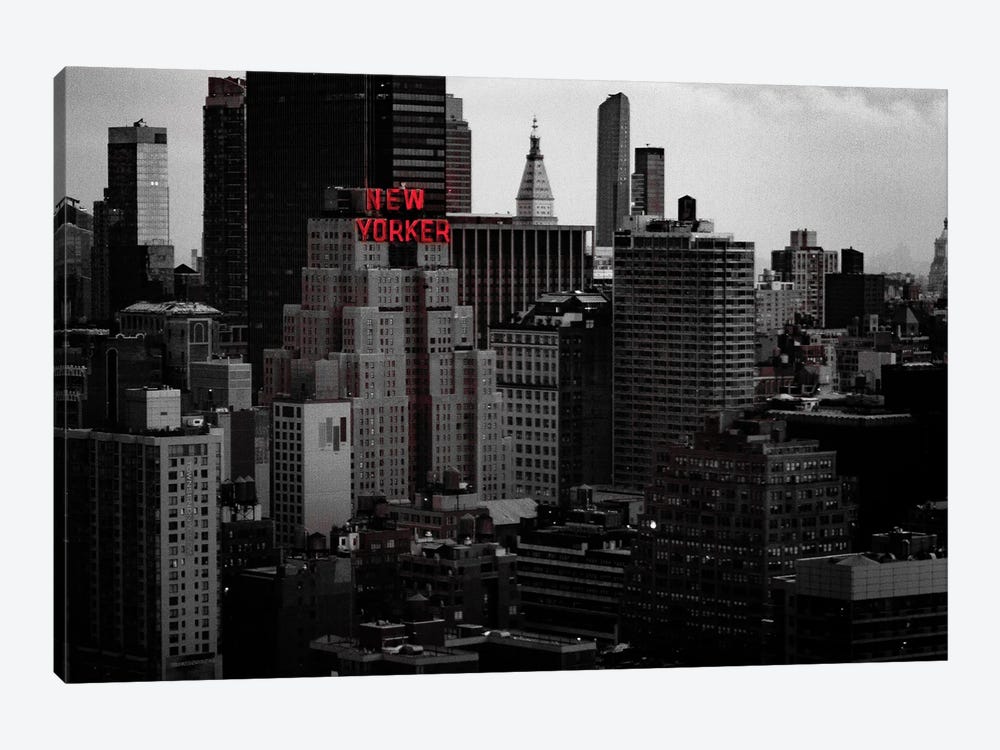New Yorker Red by Sean Marier 1-piece Canvas Wall Art