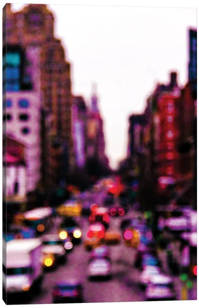 Big Apple Traffic, NYC Canvas Art Print - Sean Marier