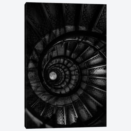 Spiral Staircase, Arc De Triomphe, Paris Canvas Print #SMX128} by Sean Marier Canvas Art